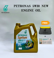 Petronas Syntium 3000 SN-PLUS 5W30 Fully Synthetic Engine Oil 4L+Oil Filter+free gift