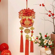 Hanging Money Bag Litches Beautiful Decorative LongCNY 77cm - Lucky Fortune Bag Hanging Rope