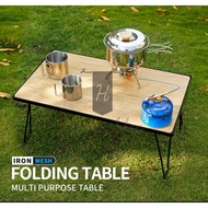CLS Iron Mesh Table Multipurpose Outdoor Camping Picnic Table Storage Rack With Carry Bag