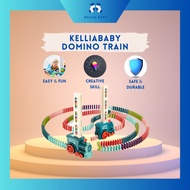 KELLIABABY Baby Toys Domino Train Musical Kids | Kereta Api Mainan Menyusun AM10268