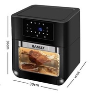 Ramlly POWER AIR FRYER OVEN 12L/BLACK