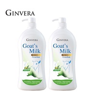 GINVERA Goat’s Milk Premium Cream Bath Olive Oil 900ml x 2 [Body Wash]