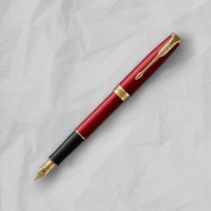 PARKER 派克 卓爾系列 寶石紅金夾 F尖 鋼筆