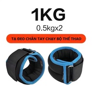 Tạ chân 4KG/3KG/2KG/1KG/Đôi tạ đeo chân 4KG/3KG/2KG/1KG/Đôi tạ đeo tay chân 4kg - Chất liệu bi thép 