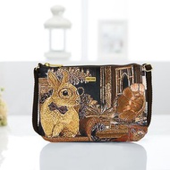 斜背包 防潑水 平織緹花 兔宅子 散步包