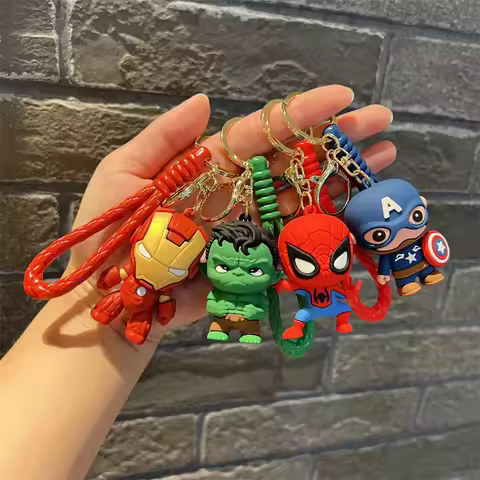 Suproto Spider-Man The Avengers Hulk Model Boll Bottle Penderant Captain America Ornament Holiday Gi