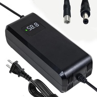 58.8V 4A Battery Charger for 48V 52V 14S Lithium Battery Pack Charger, LED Screen Display Real-time 