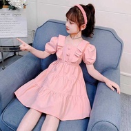 Girls Dress Summer Dress Summer Dress 2025 Summer Style Pure Cotton Children Dress Summer Fashionabl