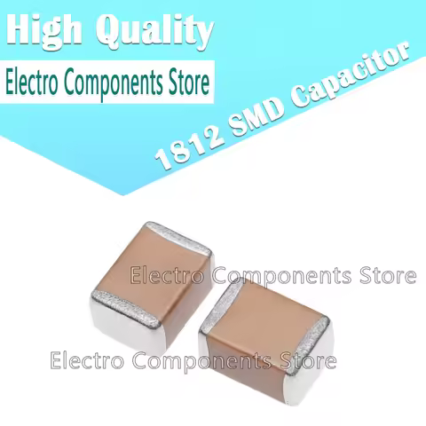 10PCS SMD Capacitor 1812 X7R 1nF 1.5nF 2.2nF 3.3nF 4.7nF 6.8nF 10nF 102K103K ±10% 1KV 2KV 3KV