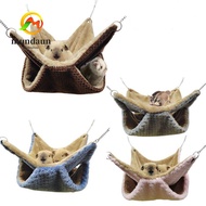 MUNDAUN Pet Hammock Ferret Rat Hanging Plush Pet Sleeping Bag