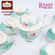 Vantage 14 Pcs Porcelain Tea Set / Coffee Tea Set / Serveware / Premium Porcelain Drinkware - tiffan