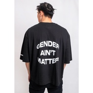 OCWA OVERSIZED GENDER AINT MATTER TEE BLACK MEN