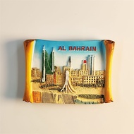 Kingdom Of Bahrain, Saudi Arabia Landmark Building Magnet Refrigerator Magnet Travel Souvenir Crafts