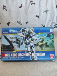 全新 未砌 Hg bandai gundam gunpla gundam builders D gpbx80D beginning D gundam 模型坑口交收可sf