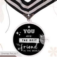 Best Friend Medal Birthday Gift Friend Gift