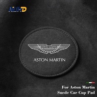 2pcs Suede Car Cup Pad For Aston Martin DB12 DBX V8 V12 DB9 DBS DB11 Rapide Car Groove Pad Protectiv