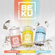 LIQUID BEQU 60ML 3MG FREEBASE SERIES STRAWBERRY - HONEYDEW - MANGO - POMEGRANATE - LIGHTS STRAWBERRY