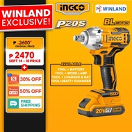 Ingco by Winland P20S 20V Brushless Cordless Impact Wrench Lithium-Ion CIWLI2038 ING-CT