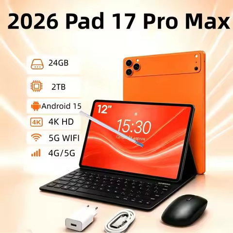 2026 Global Original Tablet Pad 17 Pro Max11 inch Android 16 24GB+2TB 20000mAh 5G Dual SIM Card WiFi