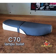 Seat Cover For HONDA C70 Lampu Bulat Cover Seat C70 Sarung Seat C70 Kusyen C70 Lampu Bulat Seat Kuli