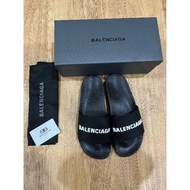 Balenciaga Black Flip Flop Men's Sandals