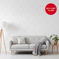 70*70cm Self-Adhesive 3D PVC Ceiling Wallpaper Waterproof Background Sticker for Living Room Roof De