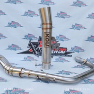 Kou mahachai open spec pipe 1set and big elbow for tmx 125 tmx 155 rusi tc125 rusi 150 rusi 175 raid