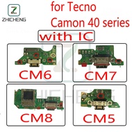 for Tecno Camon 40 Pro 4G 5G Premier CM5 CM6 CM7 CM8 Charging Board