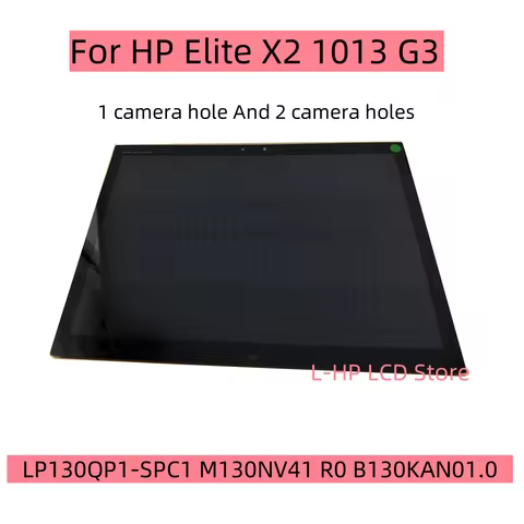 L31364-001 L31886-001 13.0 "Inch For HP ELITE X2 1013 G3 Display Laptop LCD Touch Screen Digitizer A