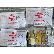 Chain Joint JOMTHAI 525 ASMX GG DL X-RING Oring Gold There Are Both Gift Locks And Rivets In One Pac