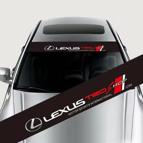 Car Sunshade Stickers Auto Front Rear Windshield Decals For Lexus GS IS LS500h ES260 ES300h RX350h N