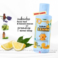 LEMON SOAP ( SABUN LEMON ) & FEVER BALM : REDUCE FEVER FAST