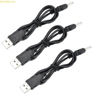 Doublebuy Copper USB to DC3 5x1 35mm Charging Cable PVC Insulated Coating for Reliability Power Tran