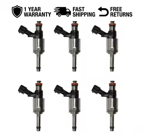 6Pcs Brand New Auto Engine Fuel Injectors BL3Z9F593B For Ford F-150 Transit Expedition 3.5L V6 EcoBo