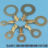 100Pcs DJ431 6B/3B/4B/5B/8B/10/12B Round Terminal Block O t