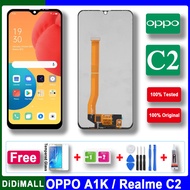 6.1 ''Original สำหรับ OPPO Realme C2 RMX1941สัมผัสหน้าจอ LCD หน้าจอดิจิตอลสำหรับ OPPO A1K CPH1923 LCD จอสำรอง