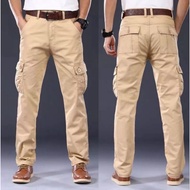 seluar cargo dks(straight cut) can use( belt)Tactical Six pocketReady stock Working Multi Pockets St