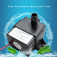 Ultra Quiet Submersible Pump Fish Tank - QR30E - Black