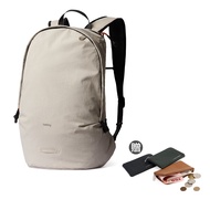 Bellroy Lite Daypack Series Backpack-Warm Rock Gray BLDA Free Genuine Leather Coin Purse