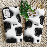 Ss150 MILKY COW MOTIF 3D SILICONE SOFTCASE FOR OPPO A1K A3s A5 A5s A7 A8 A9 A15 A15s A16 A16s A16K A