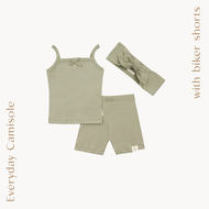 Everyday  Collection Camisole with biker shorts  Cotton100% (เสื้อสายเดี่ยว + กางเกง Biker + ผ้าผูกผ