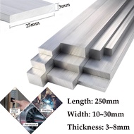 Aluminium Alloy 6061  Rectangular Flat Bar Square Rod Plate Metal Strip Solids Stock For CNC Length 