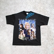 NMIXX Haewon Kyujin Lily Bae Short Sleeve Top Washed t-Shirt Clothes oversize Harajuku Style