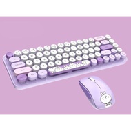2.4G Color Cute 68-Key Key Keyboard Mouse Combination YNLU