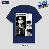 Baju Kaos Tshirt En Initial " SUNGHOON V2 " Jake Sunoo Jungwon Niki Jay Heeseung ENHYPEN Kaos Wanita