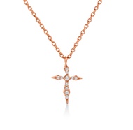 Jewellista จี้พร้อมสร้อยคอ Juliet เงินแท้ 925 ประดับพลอย Zirconia