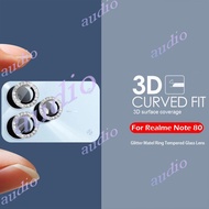 Realme Note 80 4G Glitter Diamond Metal Glass Camera Lens Protector For realme Note 80 80x Note80 No