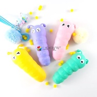 Petite caterpillar soft toy clay sticky ball molang squishy sticky ball