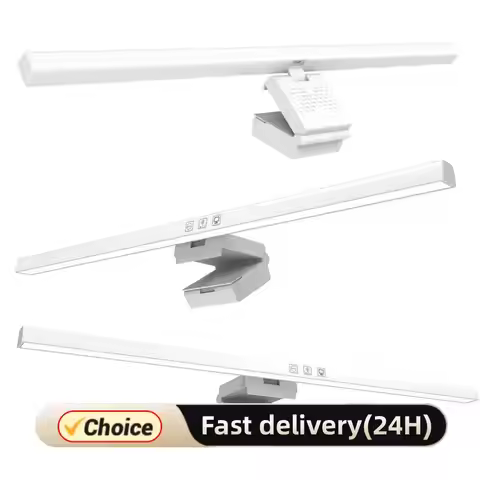 LED Monitor Light Bar Dimmable Screenbar USB Powered Hanging Table Lamp for Desk/Office/Home/Game