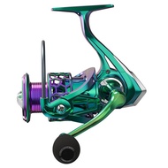 MHAll-Metal Gapless Colorful Metal Spinning Reel Sea Fishing Rod Tossing Fishing Wheel Fishing Reel Fishing Reel Fishing